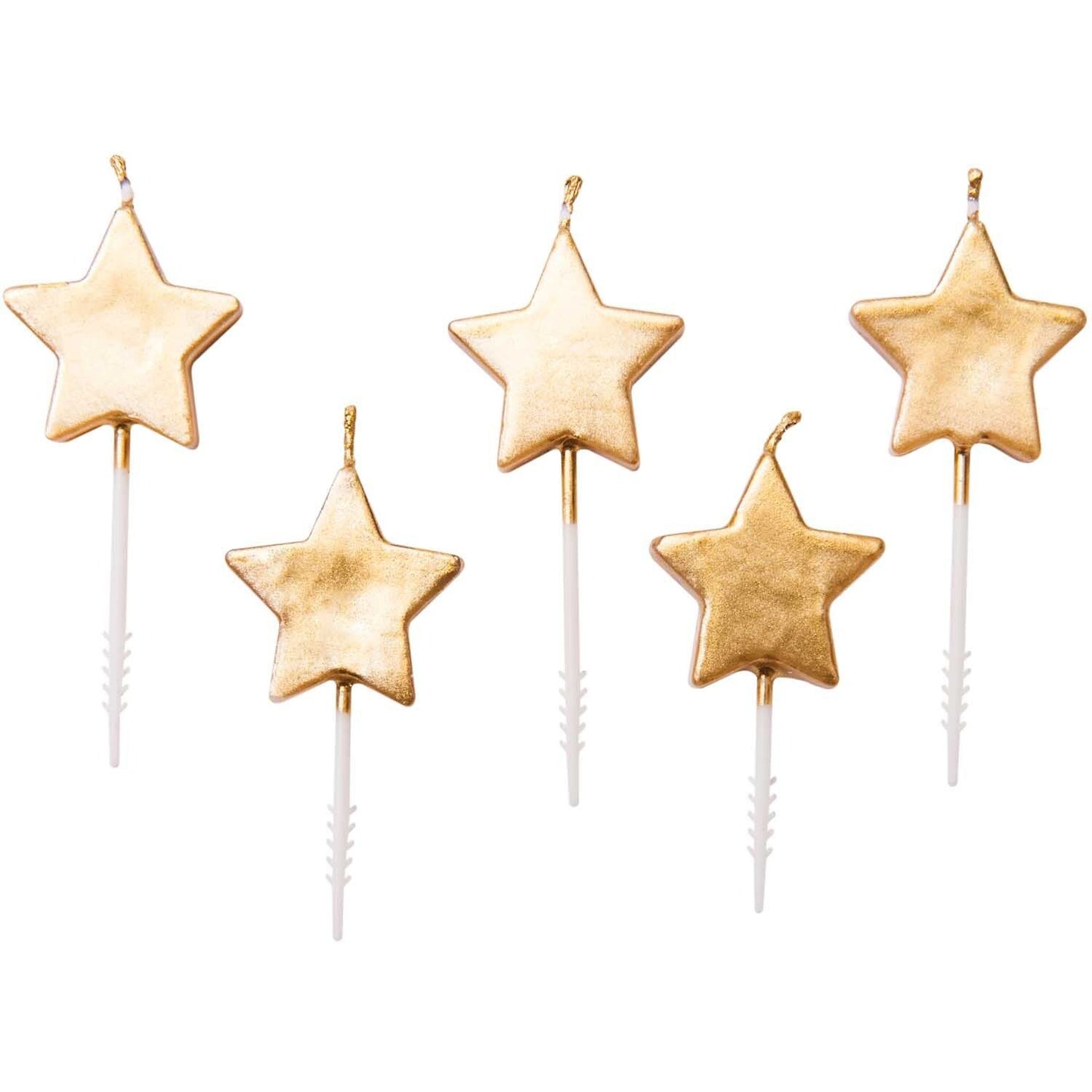 Kakkukynttilät 5 kpl Rico Design - Stars