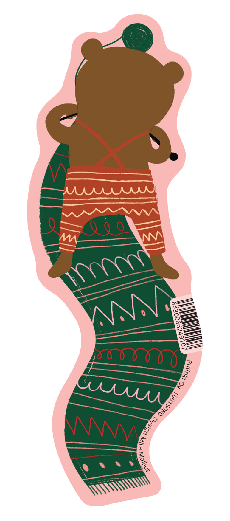 Bookmark Putinki Mallius - Bear