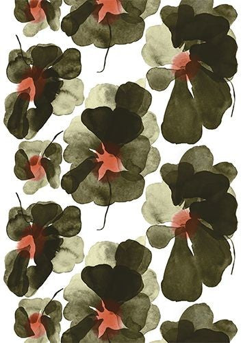 Postcard Marimekko - Valssi green