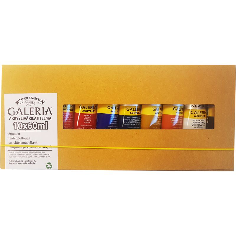 Acrylic Paint Set 10x60ml WN Galeria - Finnish Shades