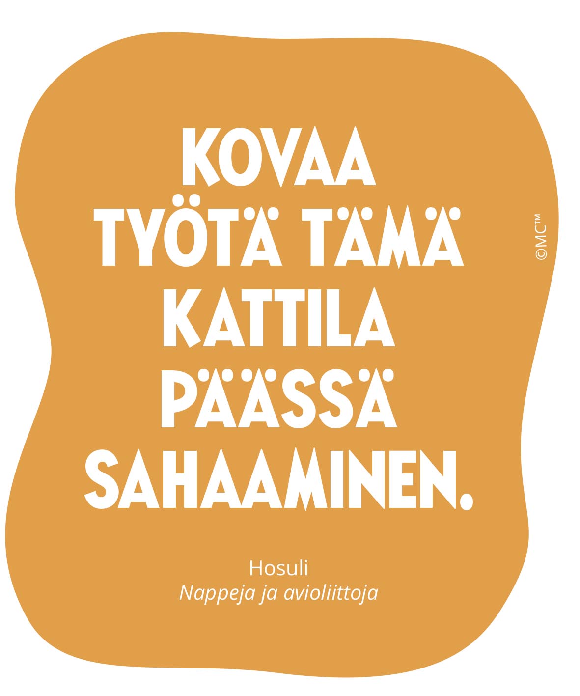 Vinyl sticker Putinki Moomin - Kattila päässä