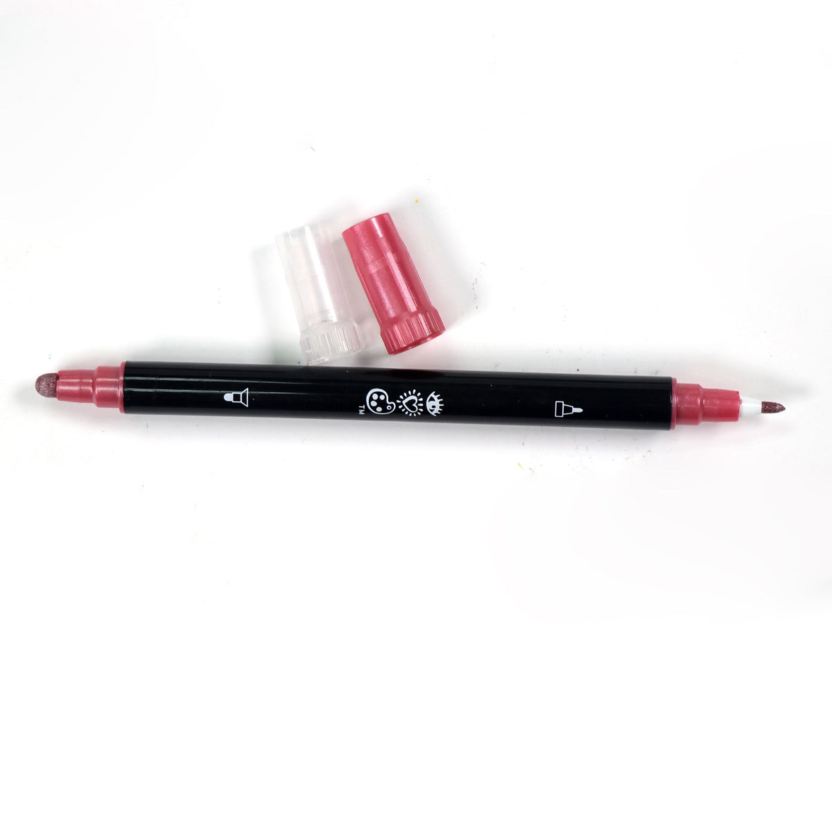 Acrylic Marker Set Double-ended iHeart 12 pcs - Metallic
