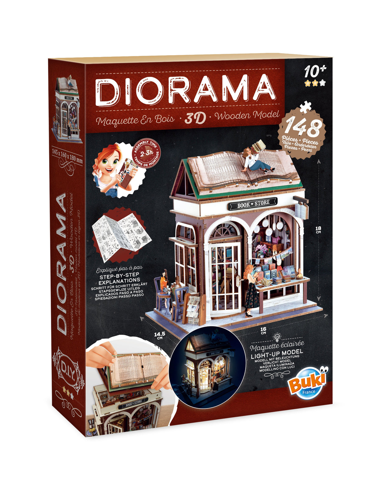 Diorama Assembly Model Buki - Bookstore