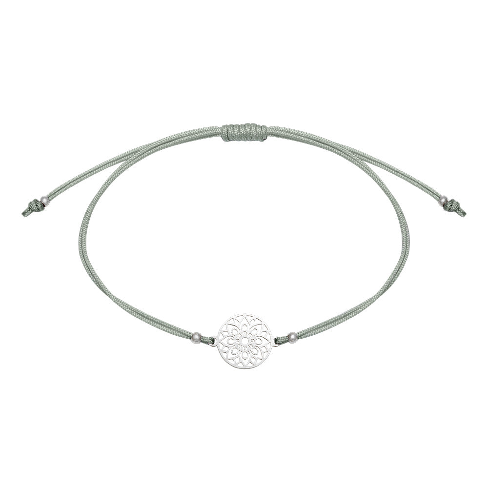 Bracelet HCA Be Happy - Mandala of luck, silver
