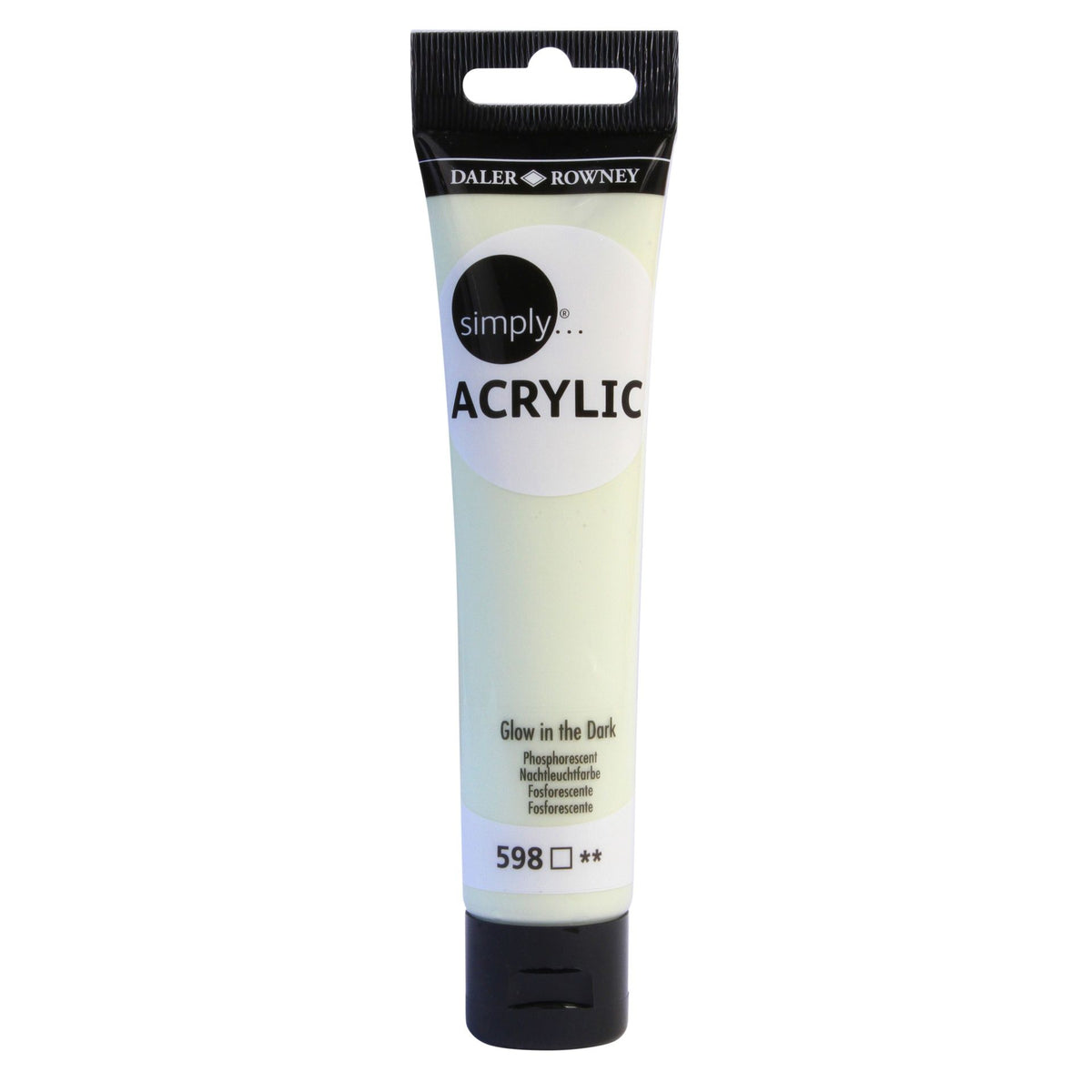 DR Simply Acrylic color 75 ml - Glow in the Dark