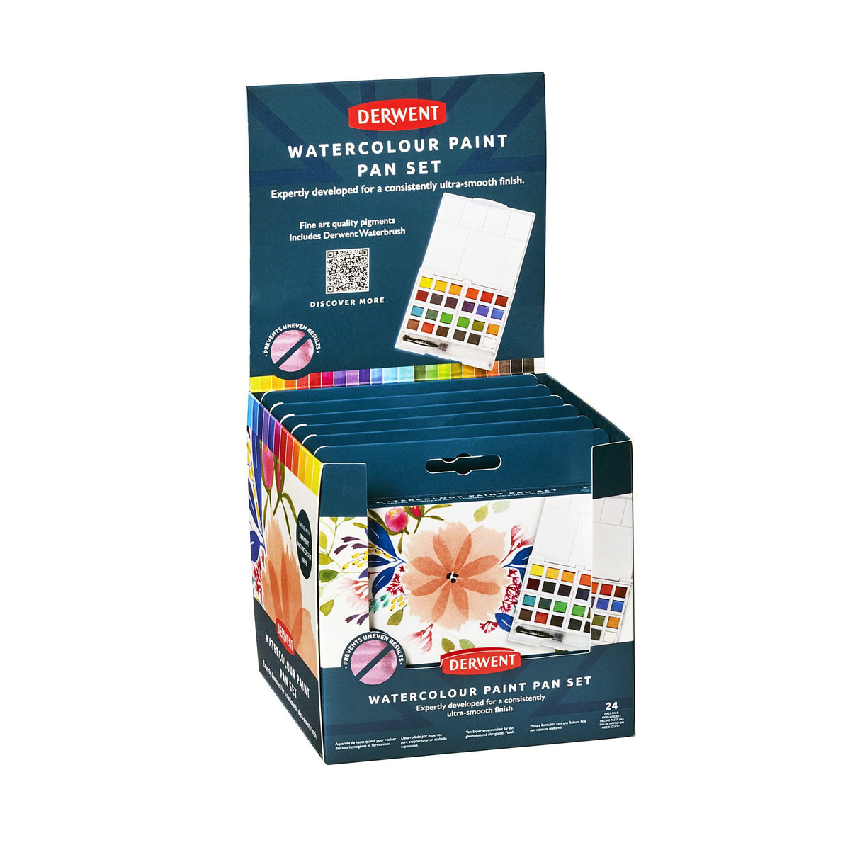 Akvarellivärit 24 nappia Paint Pan Set Derwent