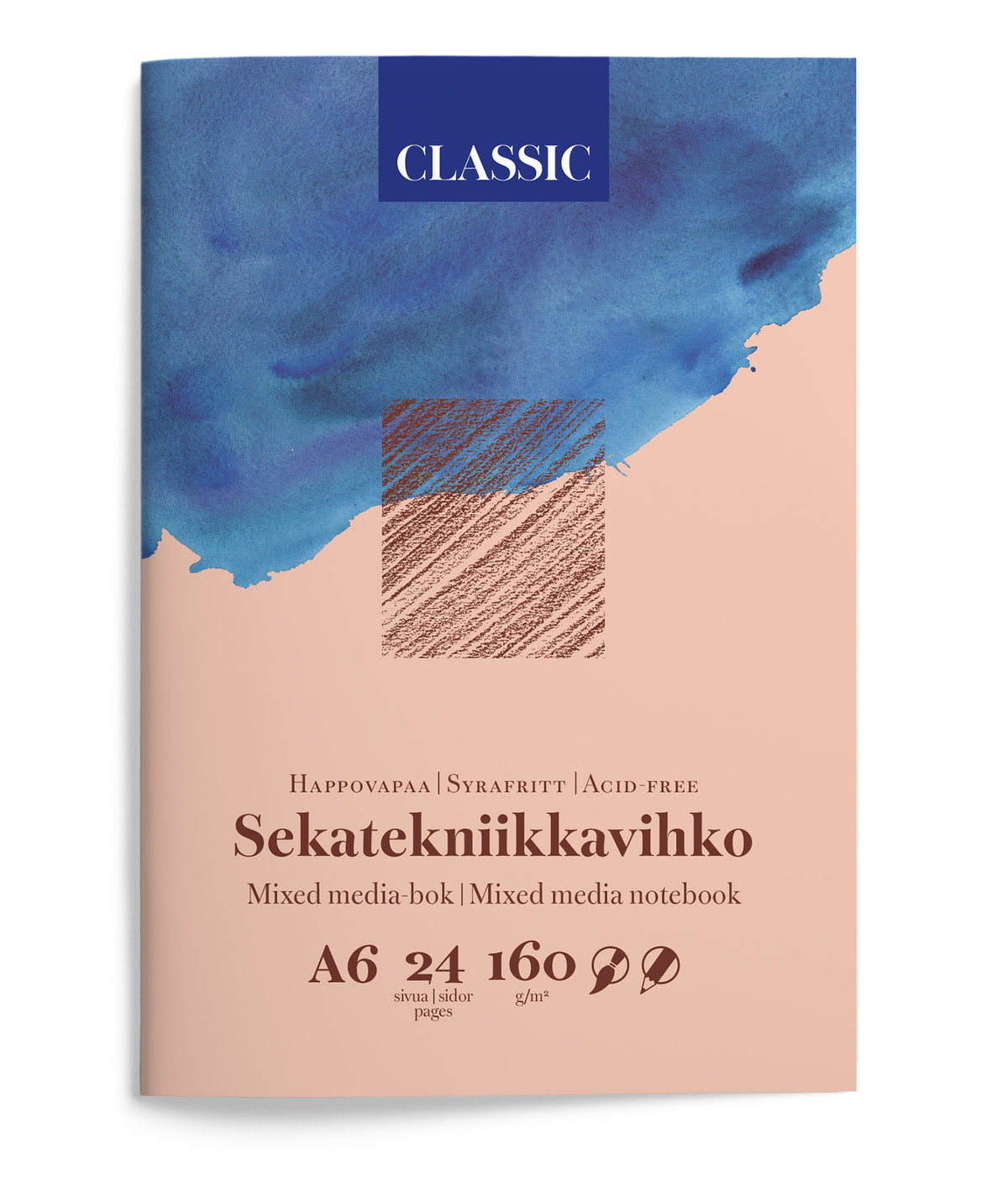 Classic Mixed Media Pad A6 160g 24 pages