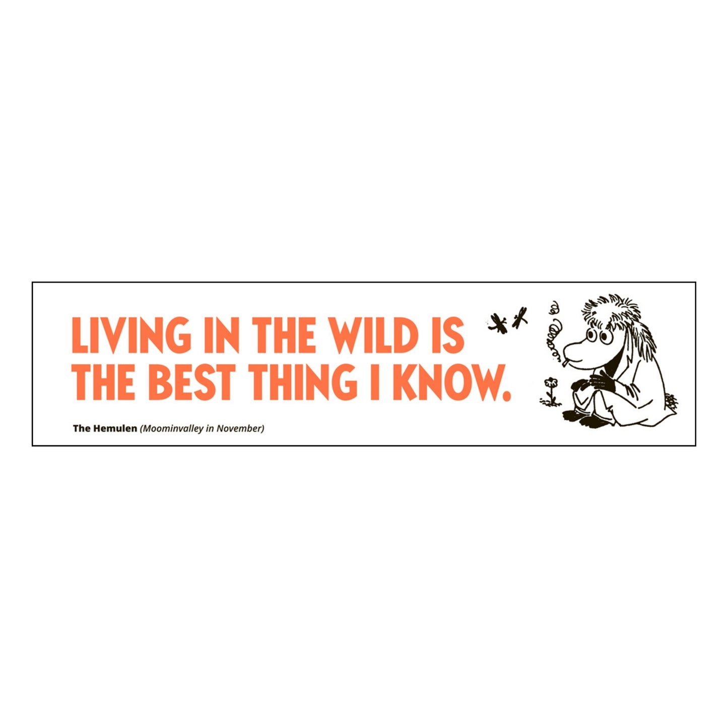 Bookmark Moomin - Living in the wild