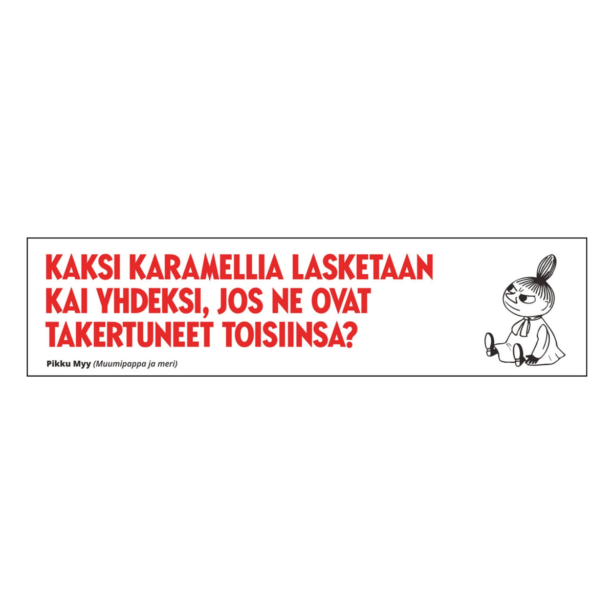 Bookmark Moomin - Two candies