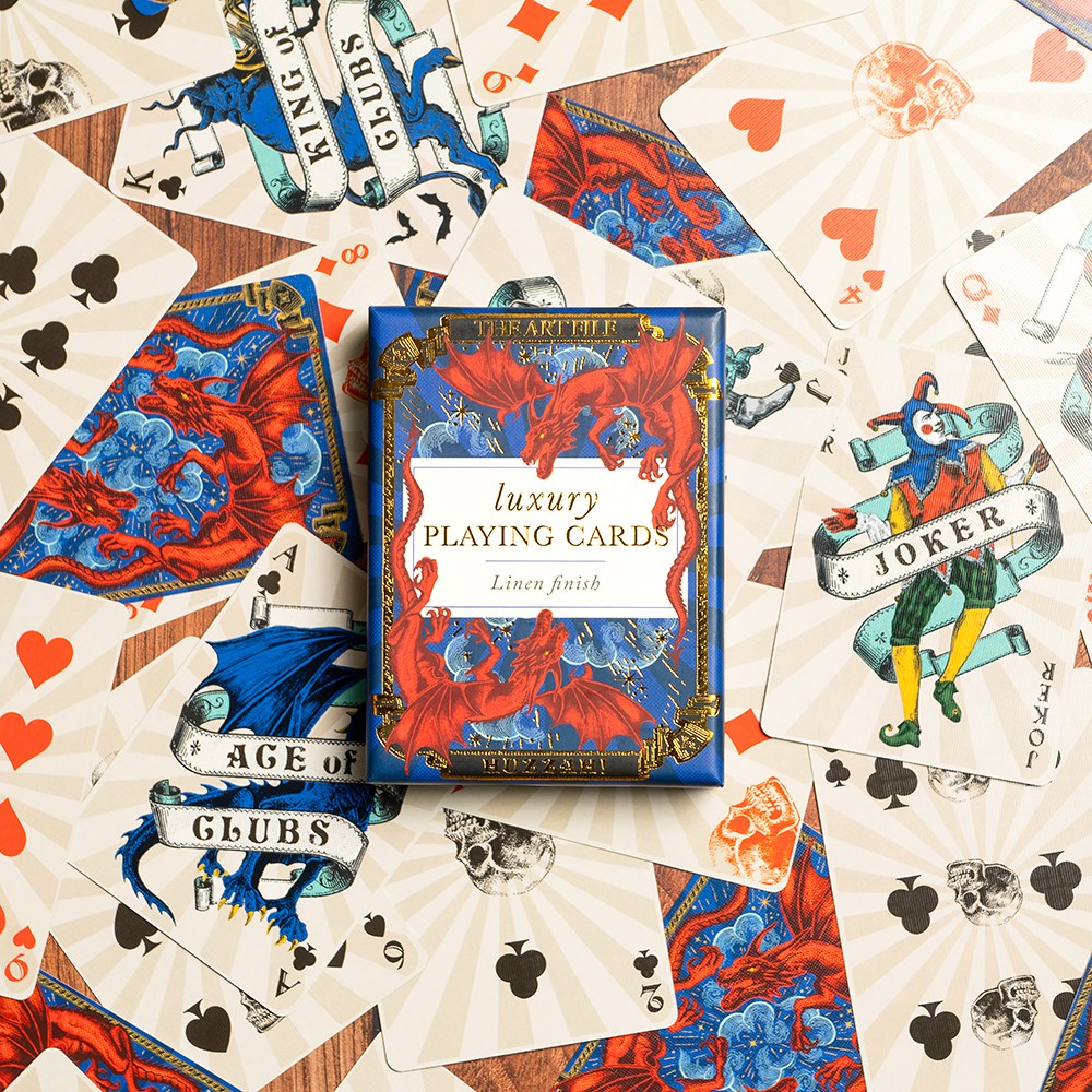 Playing cards The Art File - Huzzah dragon