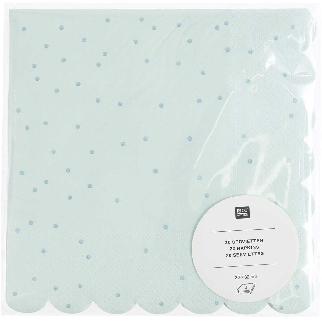 Napkin 20 pcs Rico Design - Mint