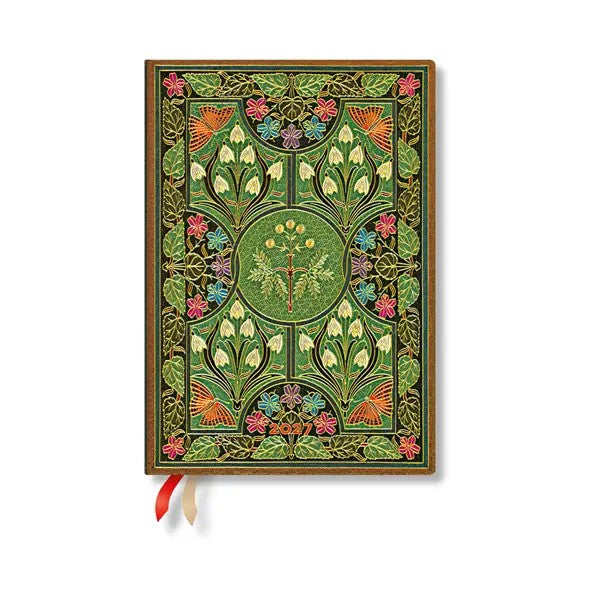Weekly Planner Midi 2027 Paperblanks 12 Months - Poetry in Bloom
