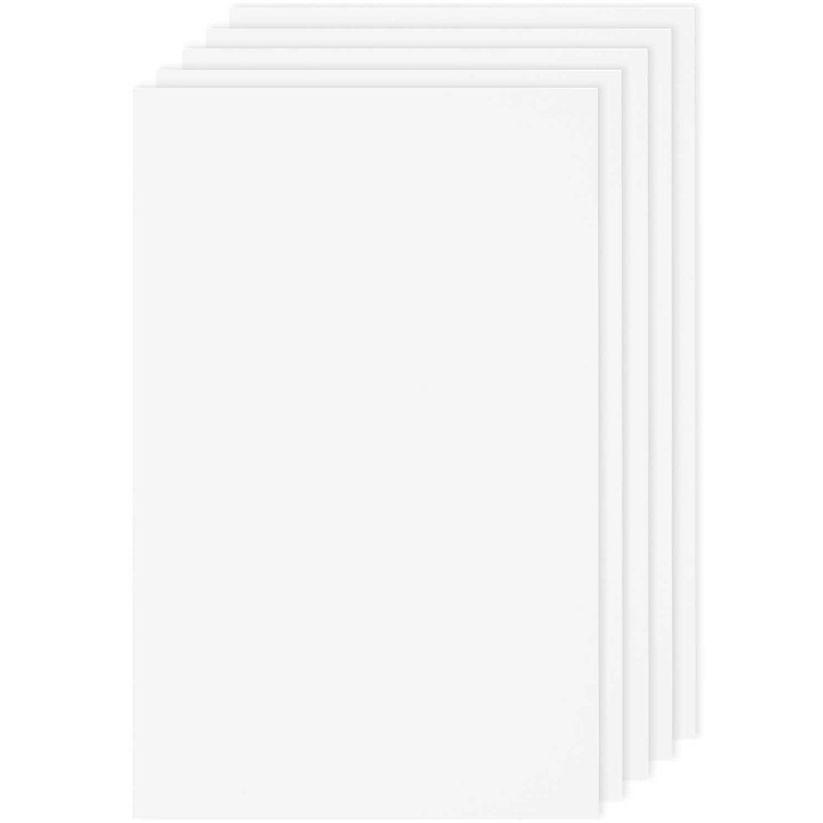 Kartonki A4 Rico Design - White, 5kpl