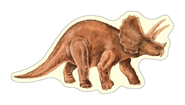 Pinssi Art File - Triceratops