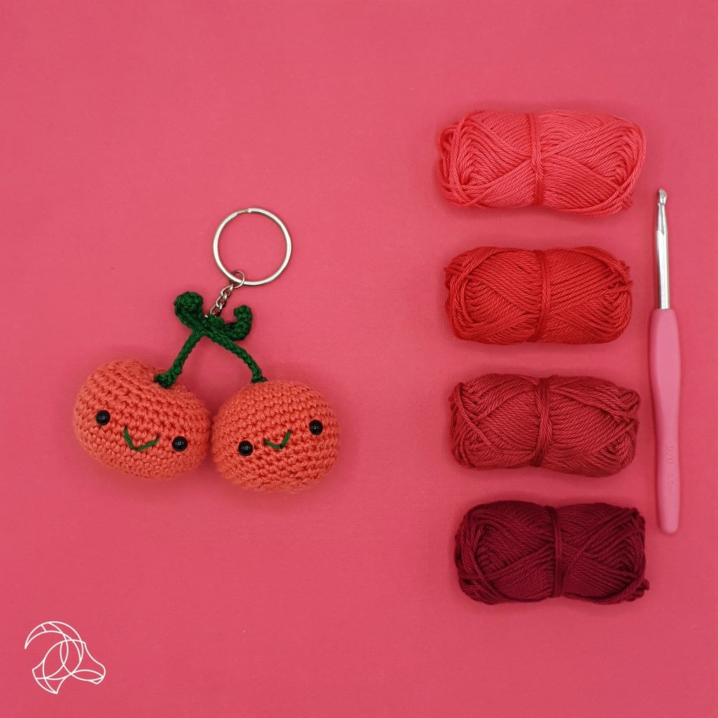 Amigurumi Crochet Kit Hardicraft - Cherries