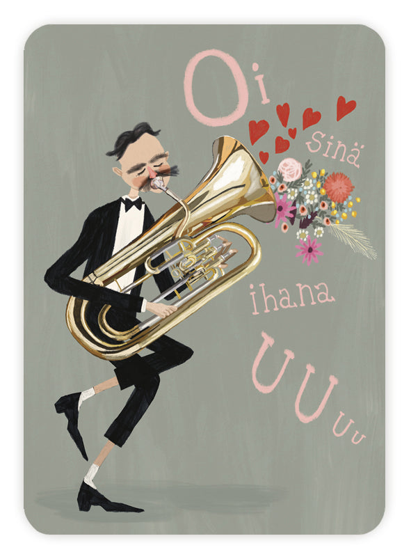 Postcard Johanna Ilander - You are wonderful UUuu