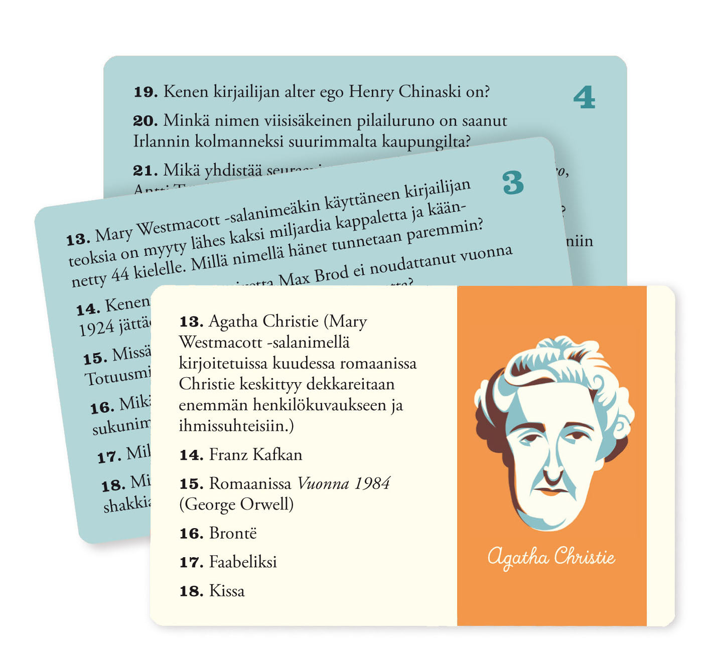 Question cards Kehvola - Literature