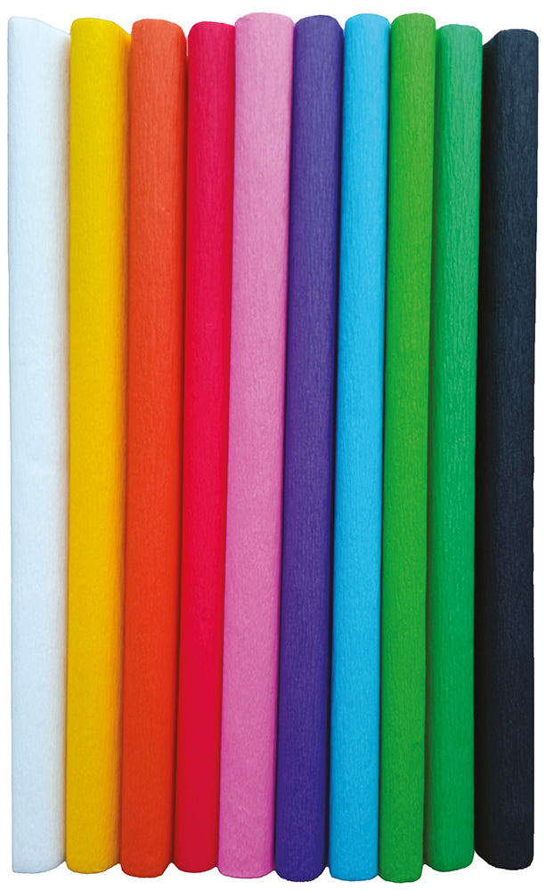 Kreppipaperi Interdruk - Mini Rolls Classic värilajitelma