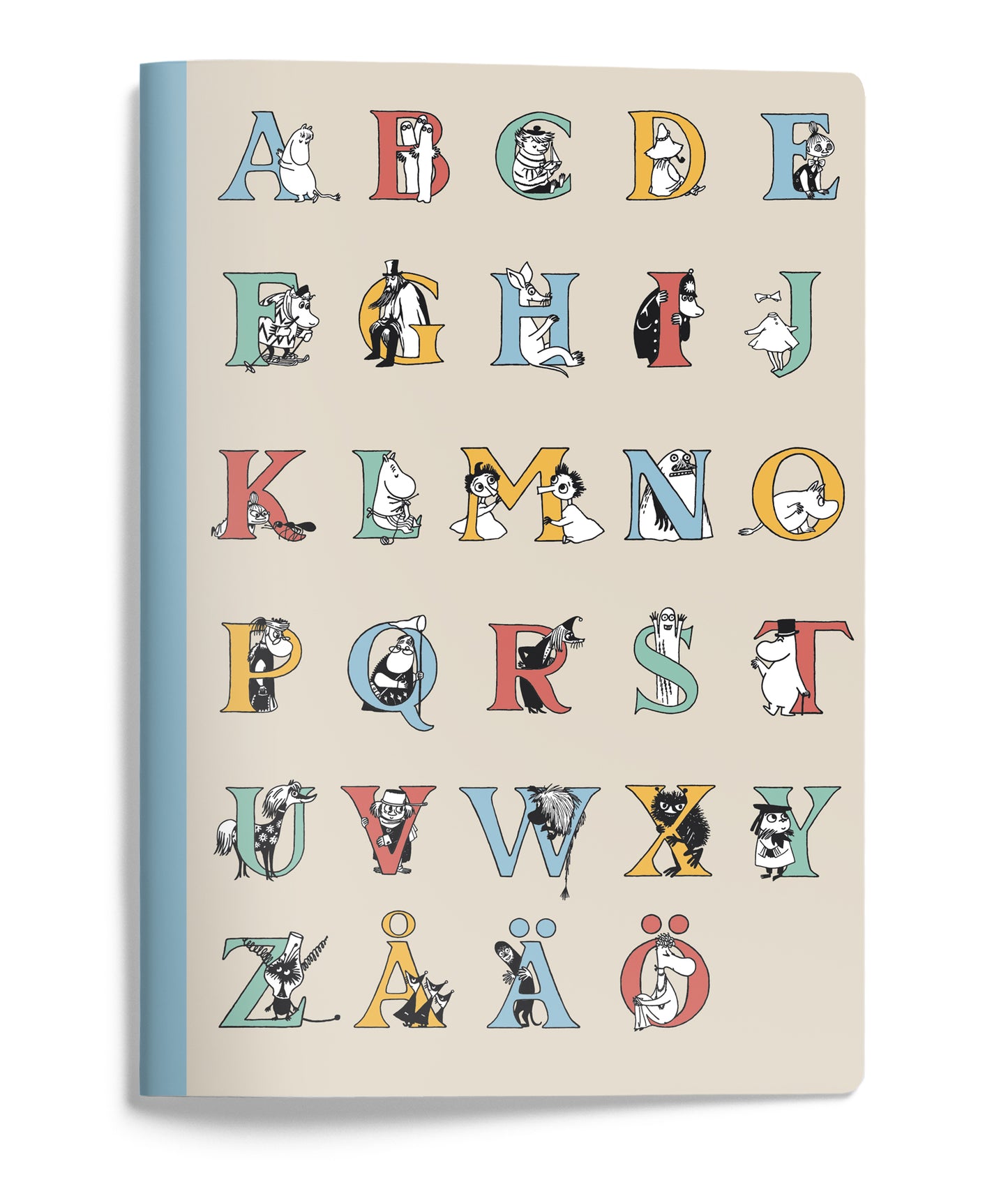 Booklet A5 Moomin - Alphabet
