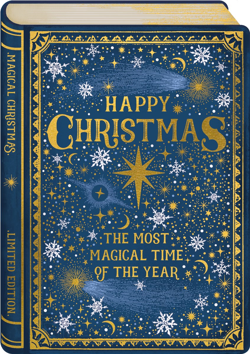 2-osainen joulukortti Storybook - Happy Christmas