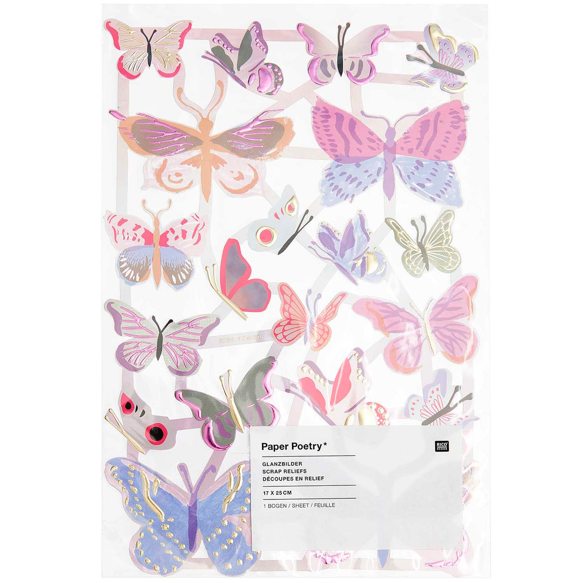Paper die-cuts Paper Poetry - Butterflies