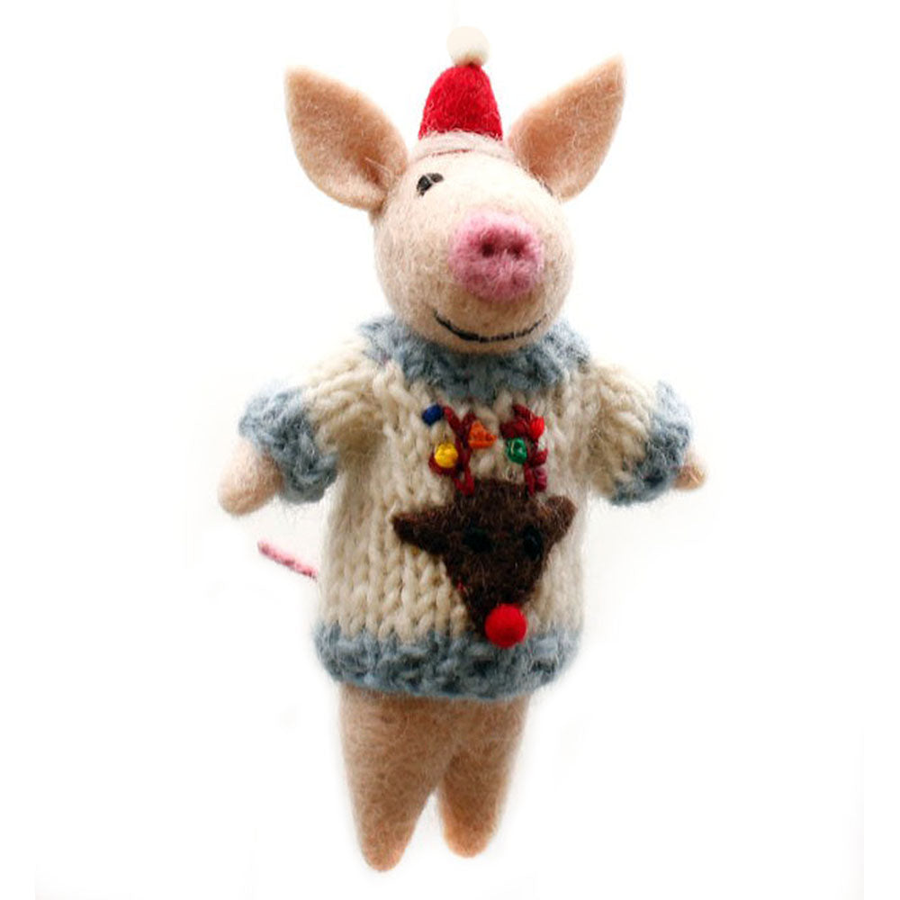 Felt decoration Amica - Pig