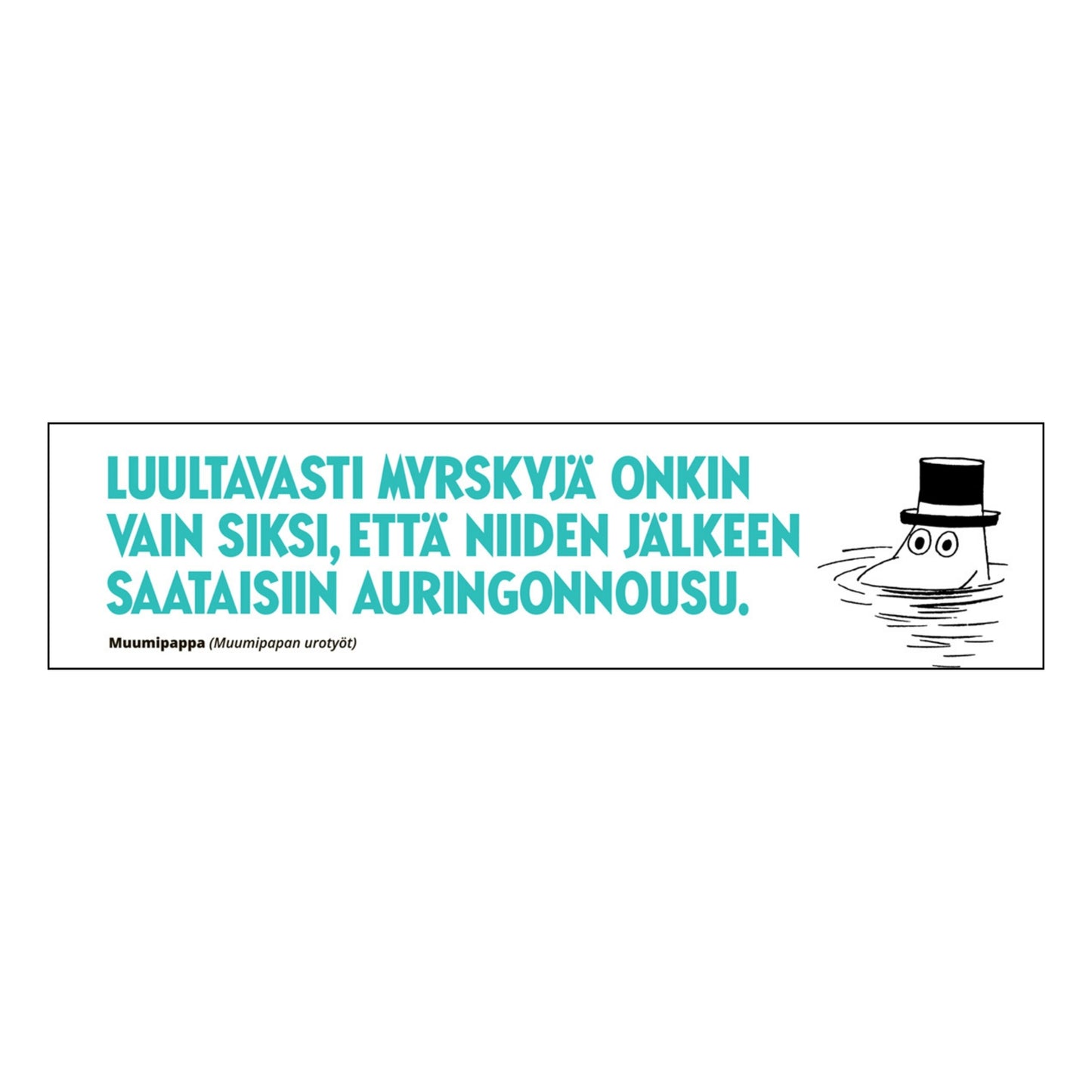 Bookmark Moomin - Storms