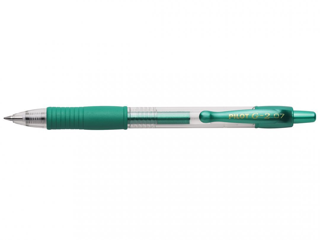 Pilot G-2 Metallic 0,7 - vihreä