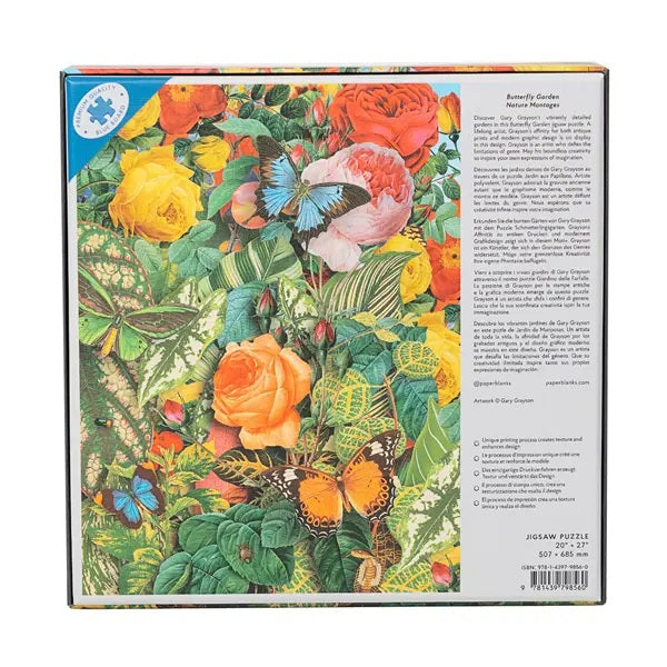 Jigsaw puzzle 1000 pieces Paperblanks - Butterfly Garden