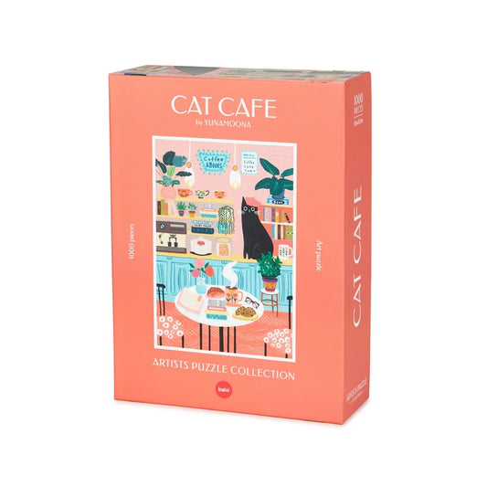 Palapeli Balvi 1000 palaa - Cat cafe