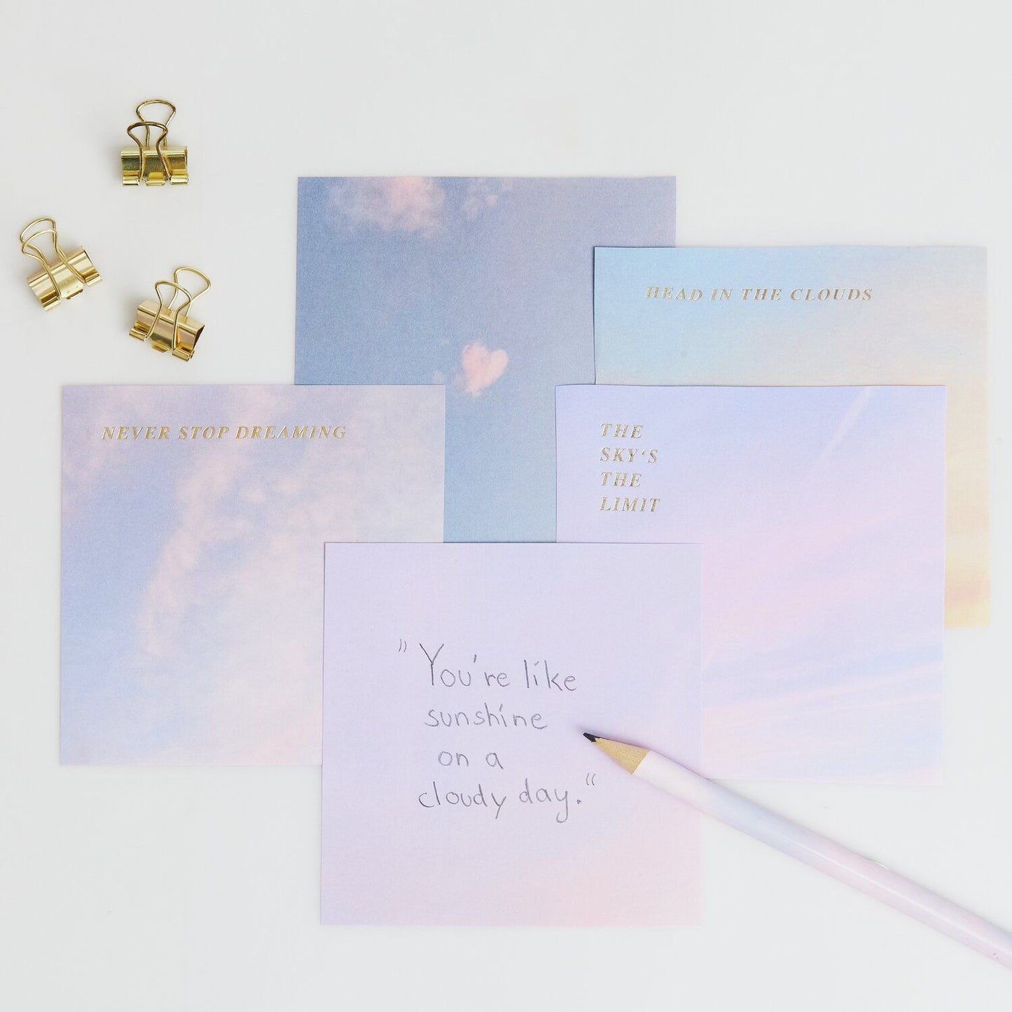 Sticky Notes Paper Poetry - Sky is the limit