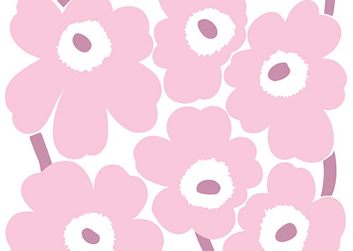 Postikortti Marimekko - Unikko vaaleanpunainen