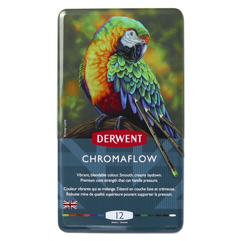 Colored pencil assortment 12 pcs Derwent - Chromaflow