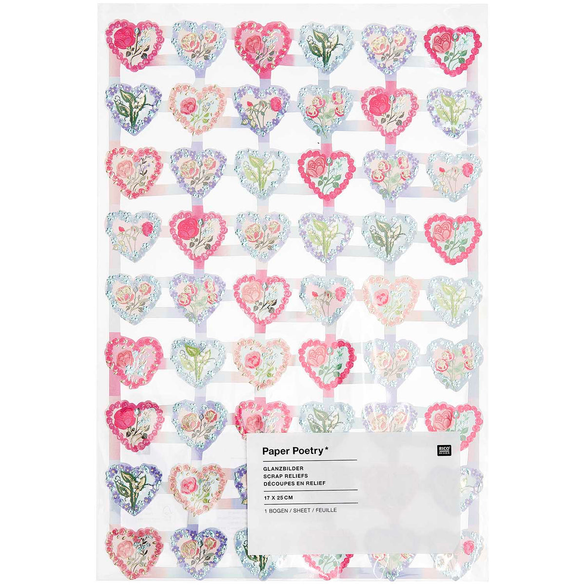 Paper die-cuts Paper Poetry - Small Heart