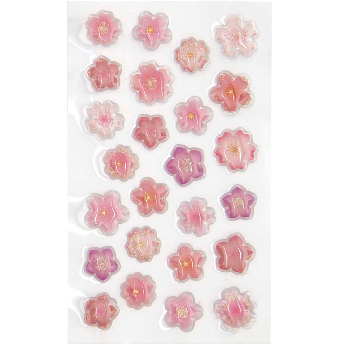 Tarrasetti Paper Poetry - Gel stickers cherry blossom