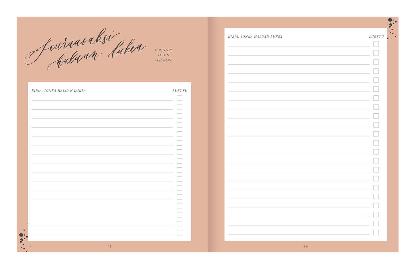 Reading diary - All my books 2