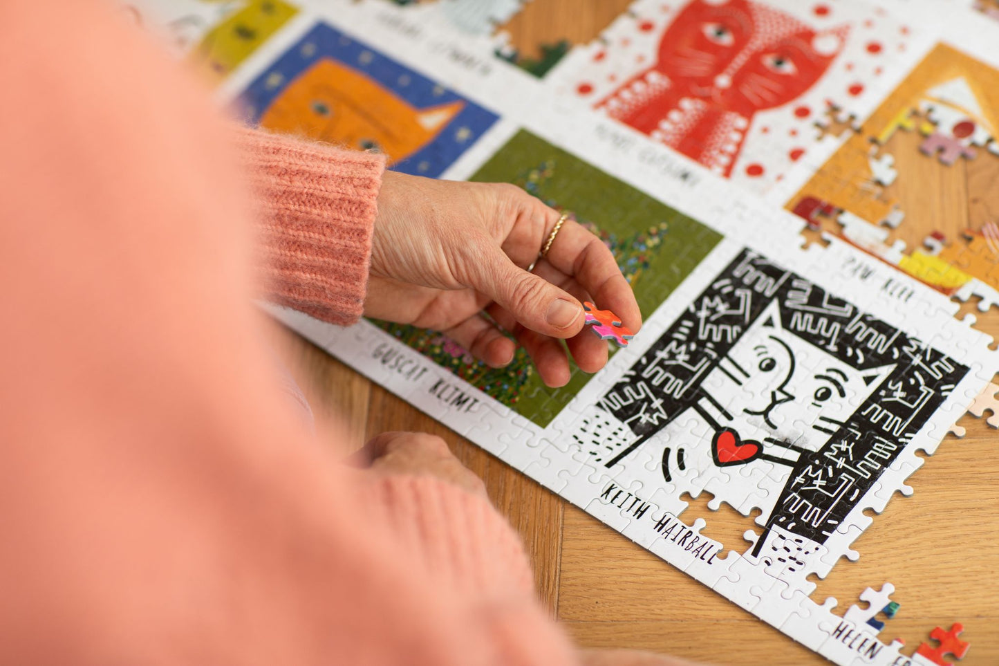 Palapeli Happily - Art Cats
