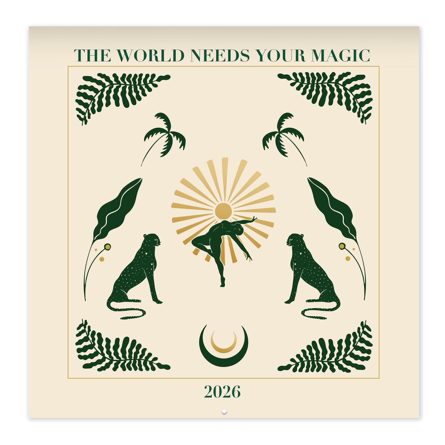 Wall calendar 20x20 cm 2026 Putinki Uhana