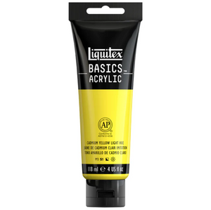 Liquitex Basics 118ml akryyliväri - 159 Cadmium Yellow Light Hue
