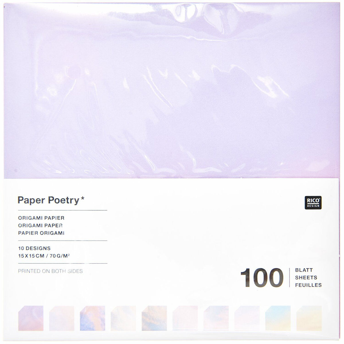 Origami Paper Paper Poetry 100 sheets - Sky is the limit