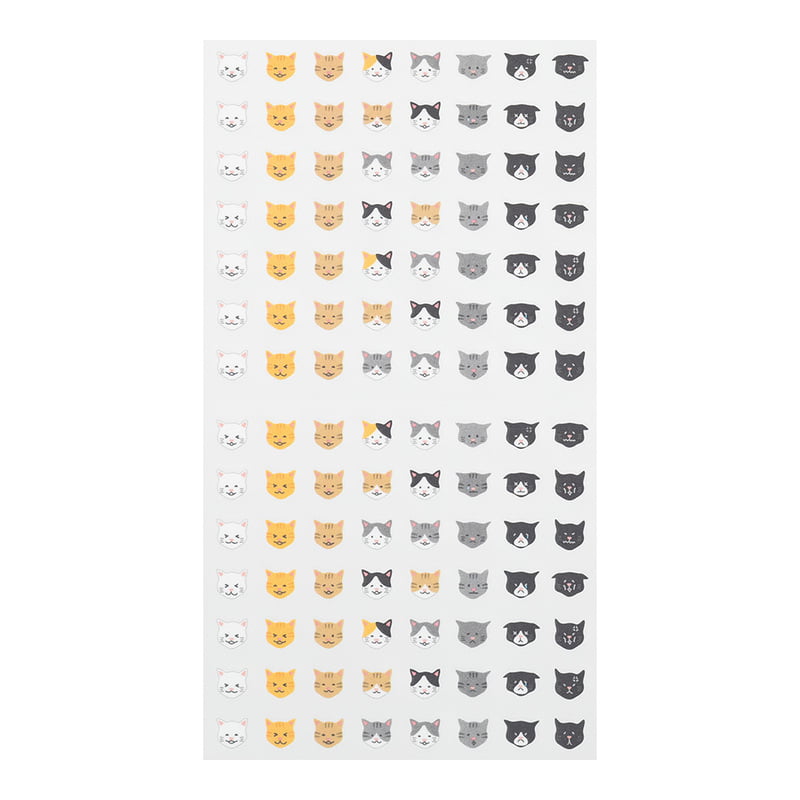 Sticker set Midori - Feelings cat