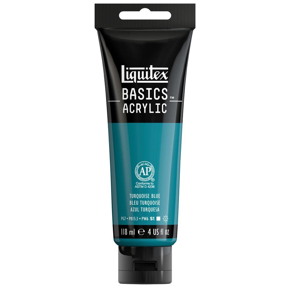 Liquitex Basics 118ml Acrylic Color - 46 Turquoise Blue