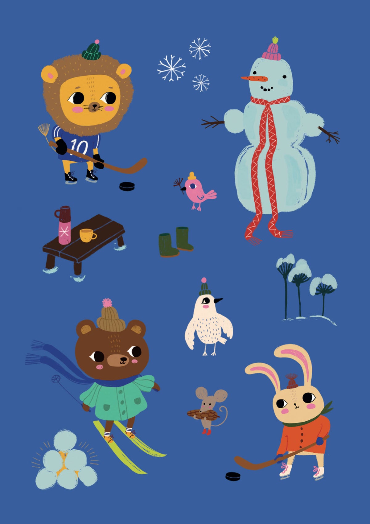 Puzzle Putinki Mira Mallius - Winter Sports