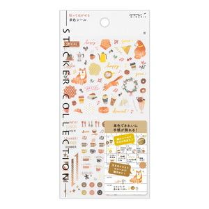 Sticker set Midori - Color brown
