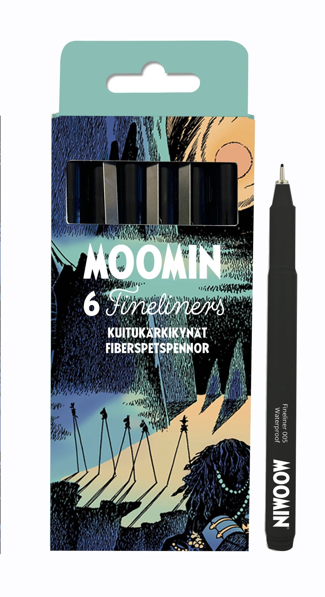 Kuitukärkikynät Muumi 6 kpl