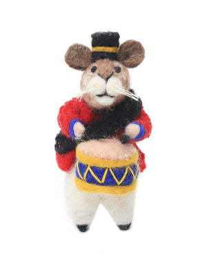 Felt decoration Amica - Mouse, drummer