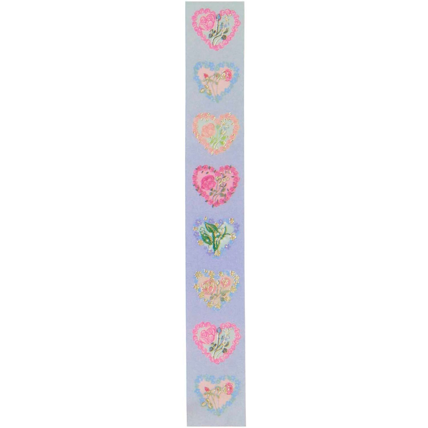 Decorative tape Paper Poetry - Hearts