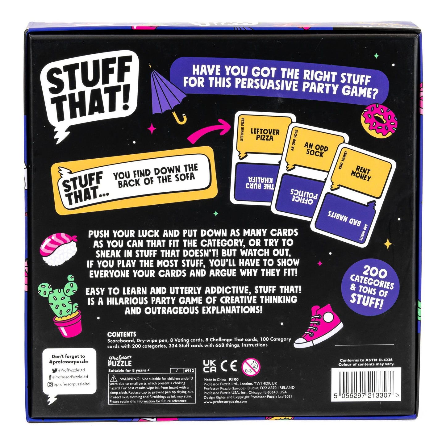 Board game Professor Puzzle - Stuff That Game