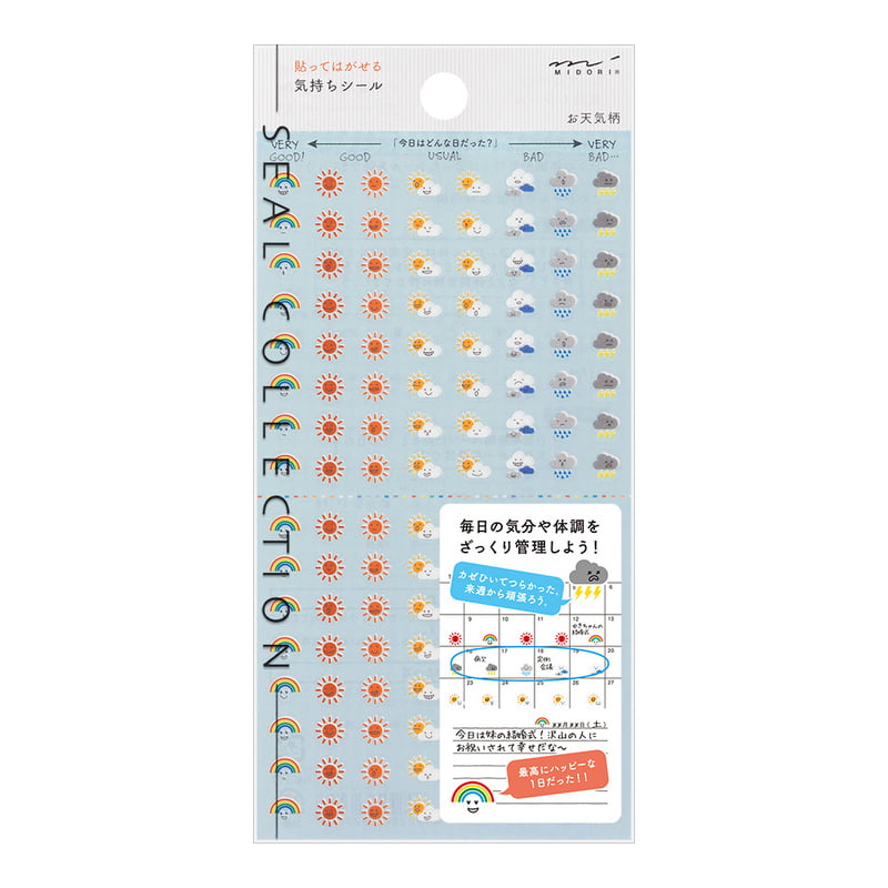 Sticker set Midori - Feelings weather