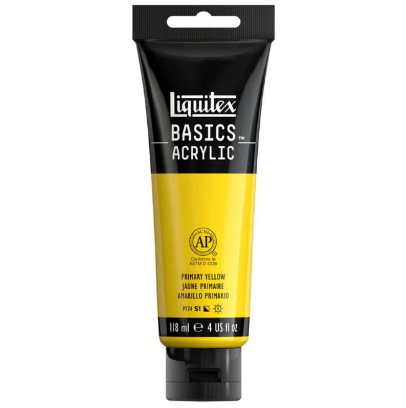 Liquitex Basics 118ml acrylic color - 410 Primary Yellow